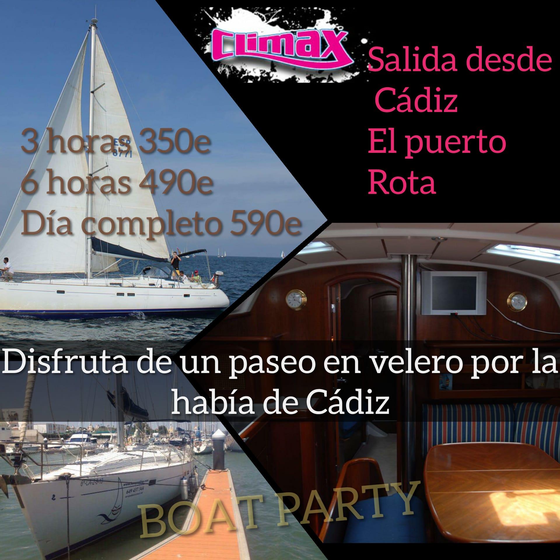 Boat party Cádiz